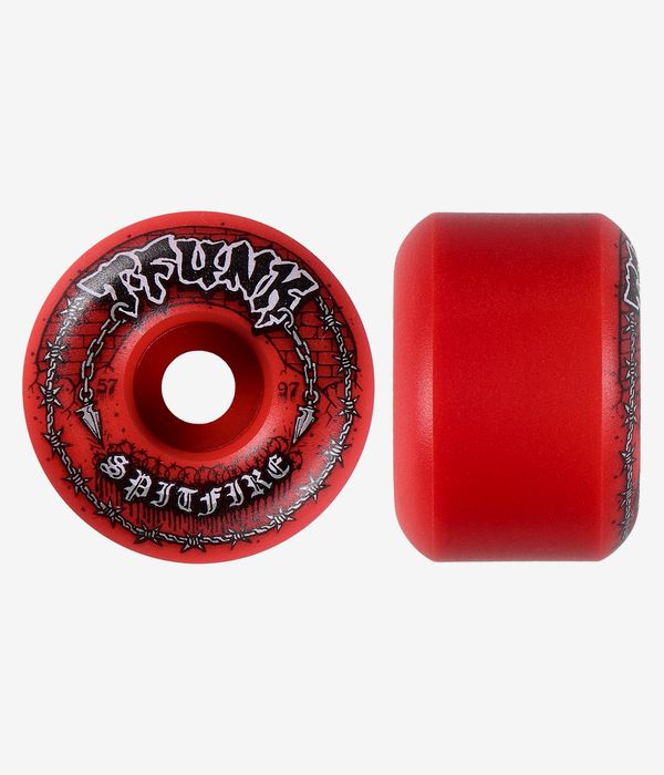 Spitfire Formula Four T-Funk Ravv Radial Full Wheels (red) 57 mm 97A 4 Pack