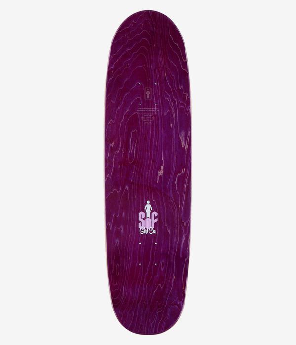 Girl Bannerot Skull Of Fame Loveseat 9" Skateboard Deck (multi)