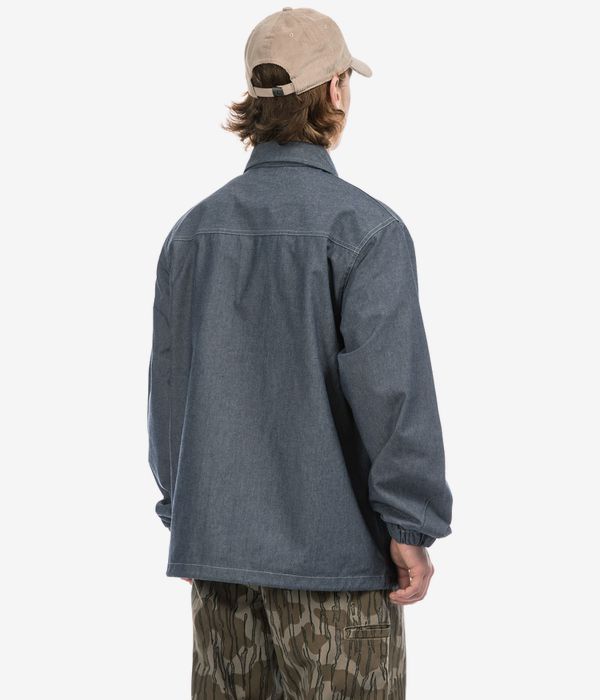 Carhartt WIP Blake Coach Chambray Jacket (blue rinsed)
