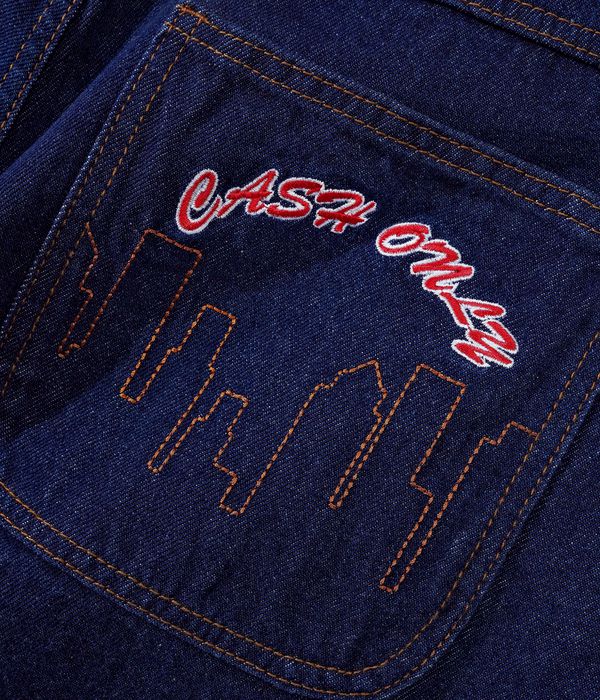 Cash Only Logo Denim Shorts (ravv indigo)