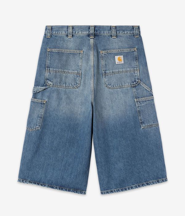 Carhartt WIP Double Knee Pant Shorts (blue old used wash)