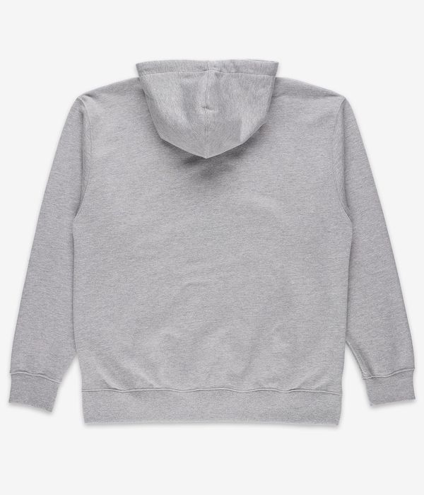 skatedeluxe World Patch Zip-Sweatshirt avec capuchon (heather grey)