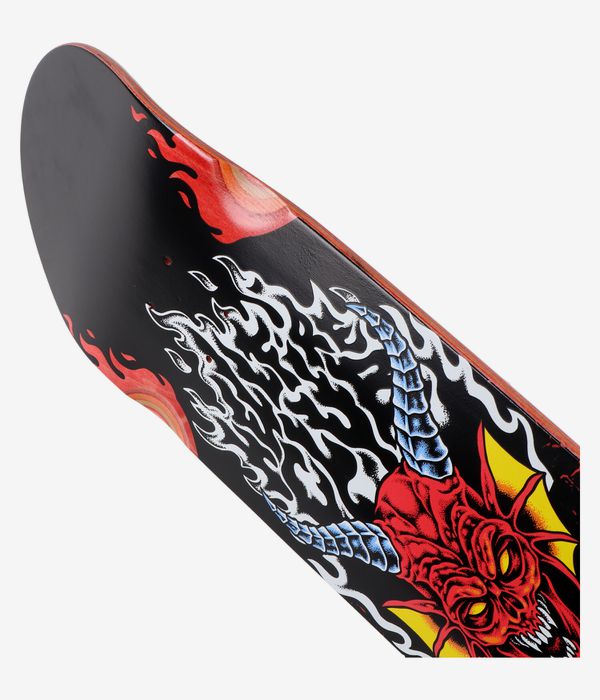 Santa Cruz x Stranger Things Hellfire Club Flames 9" Skateboard Deck (multi)