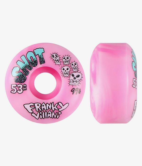 Snot Franky Skulls Classic Roues (pink wirl) 53 mm 99A 4 Pack