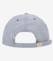 Magenta Seersucker Cap (striped)