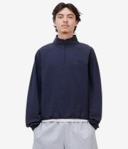 Dime Classic Terry Quarter Zip Sweater (navy)