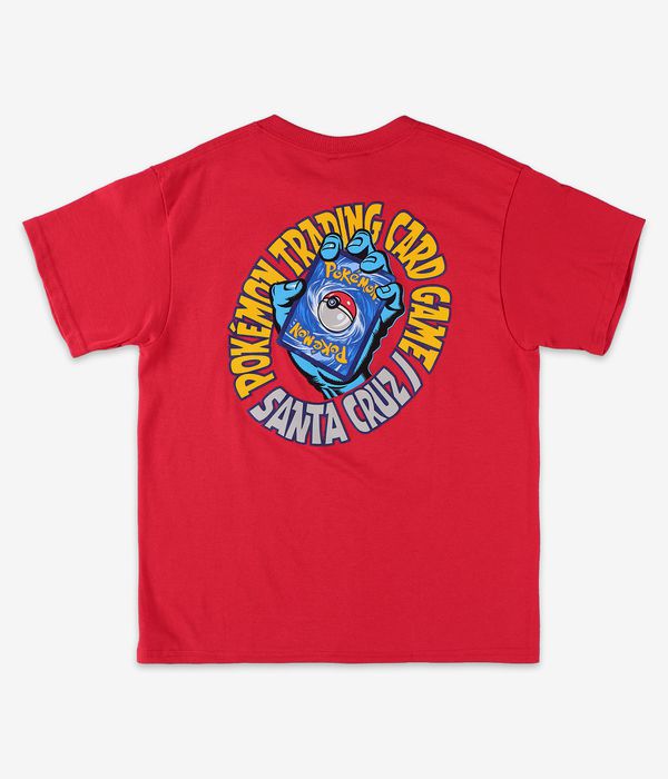 Santa Cruz x Pokémon TCG Hand T-Shirt kids (red)