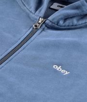 Obey Lowercase Pigment Zip-Hoodie (pigment coronet blue)