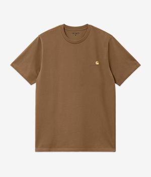 Carhartt WIP American Script Organic T-Shirt (hamilton brown)