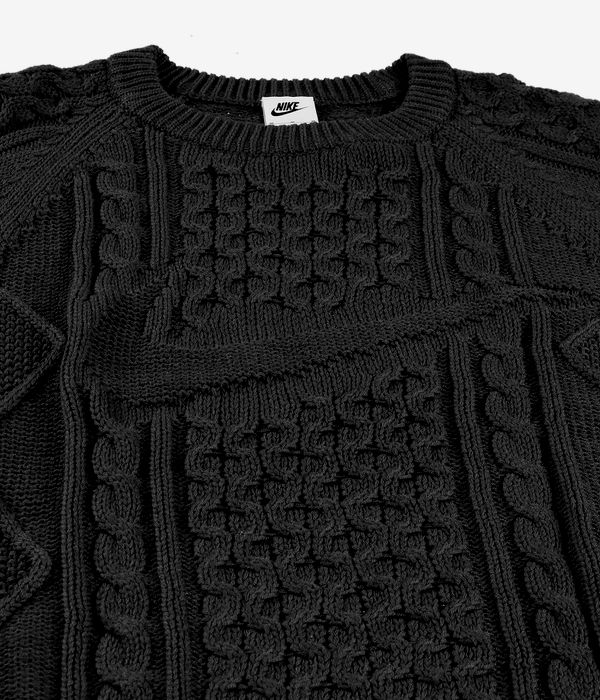 Con fecha de En lo que respecta a las personas Soltero Shop Nike SB Kable Knit Sweatshirt (black) online | skatedeluxe