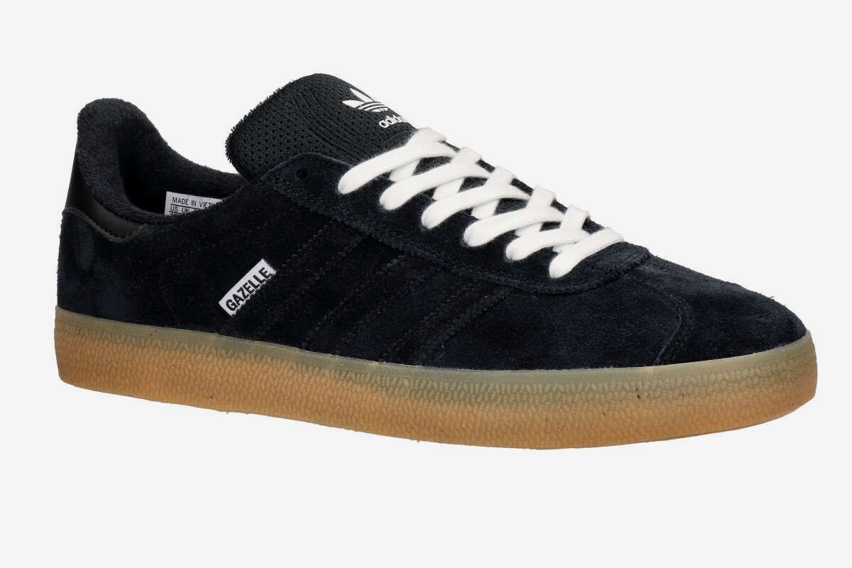 adidas Skateboarding Gazelle ADV Schuh (core black white bluebird)
