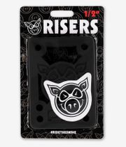 Pig Piles 1/2" Riser Pads (black) 2er Pack