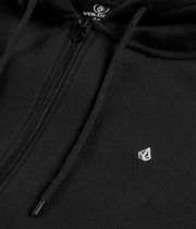 Volcom Single Stone Zip-Sweatshirt avec capuchon (black)