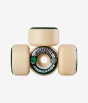Spitfire Formula Four Conical Ruedas (white green) 53 mm 101A Pack de 4