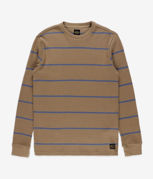 RVCA Day Shift Thermal Stripe Long sleeve (coyote)