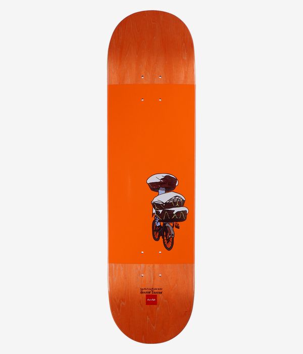 Chocolate Trahan Cada Dia 8.25" Skateboard Deck (orange)
