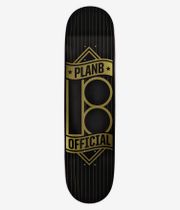 Plan B Banner 8" Tabla de skate (black gold)