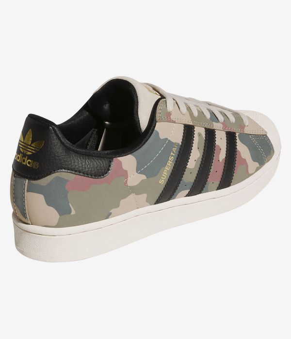 adidas Skateboarding Superstar ADV Schuh (khaki three core black chalk whi)