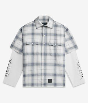 RASSVET | PACCBET Doom Waffle Work Overshirt Hemd (grey)