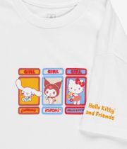 Girl x Hello Kitty & Friends Triple Kitty Camiseta (white)