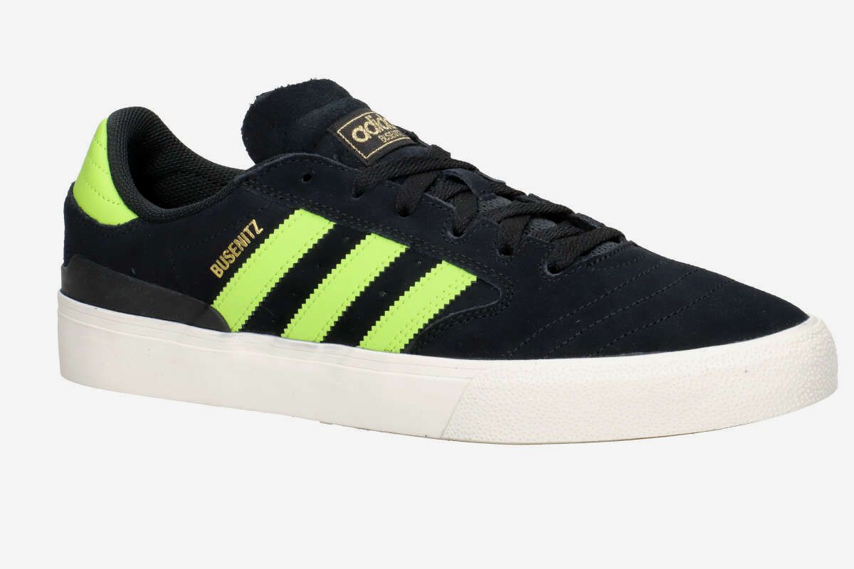 adidas Skateboarding Busenitz Vulc II Shoes (core black lime gold)