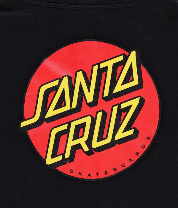 Santa Cruz Classic Dot Chest Felpa Hoodie (black)