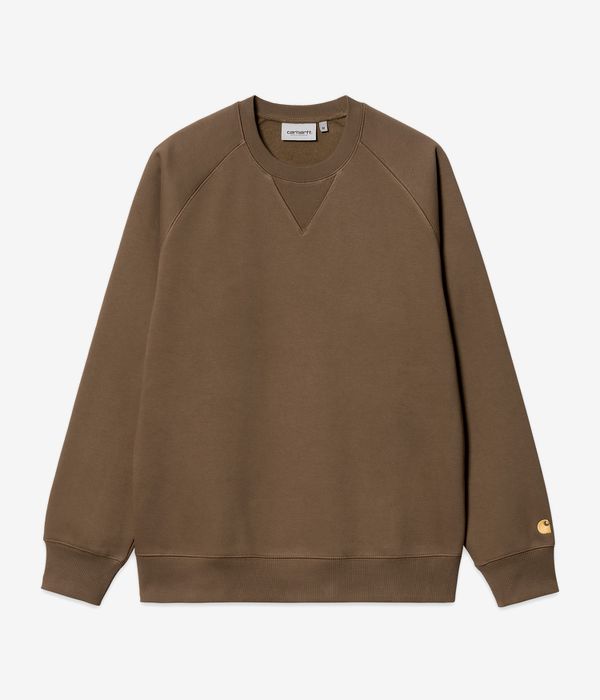 Carhartt WIP Chase Sweatshirt (chocolate gold)