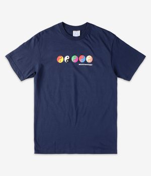 Sci-Fi Fantasy Yin Yang T-Shirt (navy)