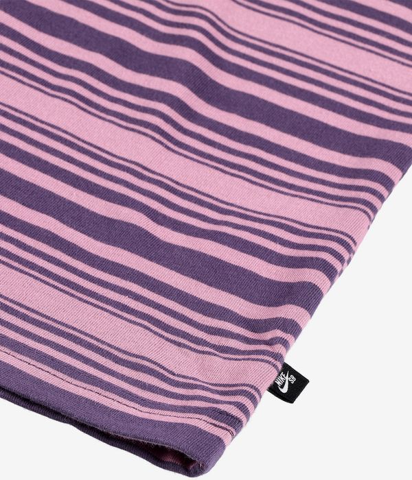 Nike SB Striped T-Shirt (plum dust)