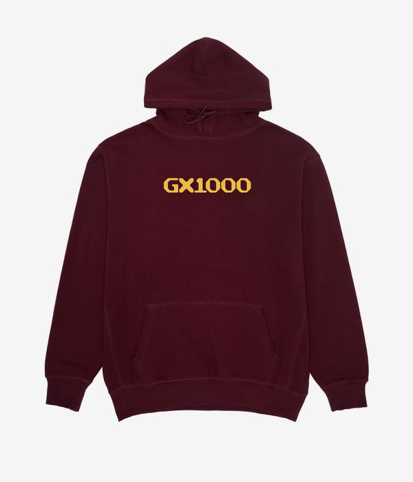 GX1000 OG Logo Hoodie (burgundy yellow)