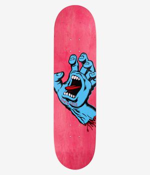 Santa Cruz Screaming Hand 7.8" Skateboard Deck (pink)