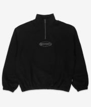 Wasted Paris Yard Boxy 1/2- Zipper-Sweatshirt (black)