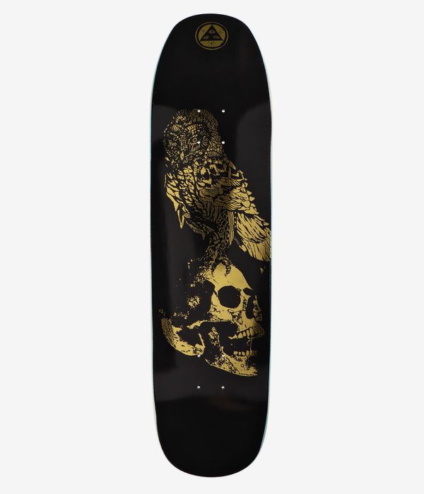 Welcome Bird Brain 8.25" Skateboard Deck (black gold)