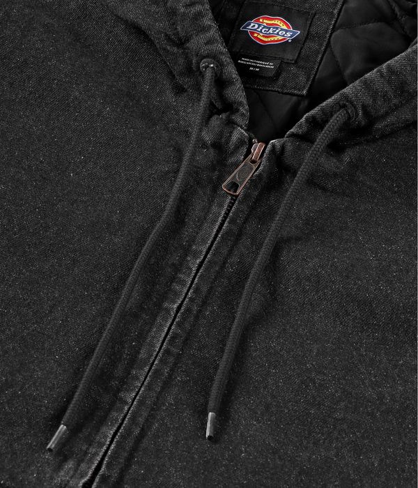 Dickies Lined Denim Jacket (black wash faded)