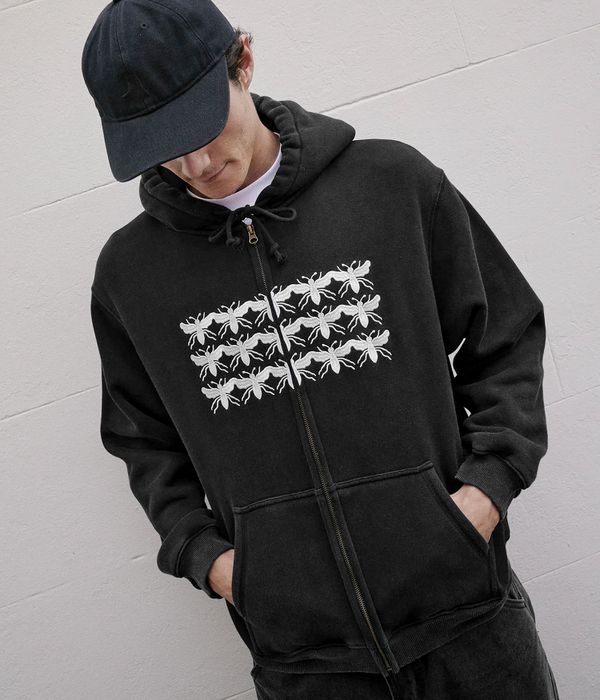 Passport Scissorcraft Zip-Hoodie (black)