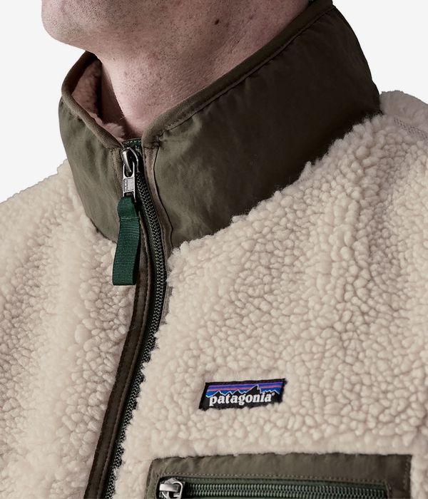 Patagonia Classic Retro-X Smanicato (dark natural basin green)