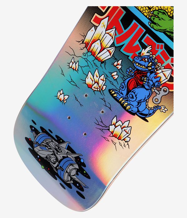 Santa Cruz x Godzilla Jr. Natas 9.89" Skateboard Deck (multi)