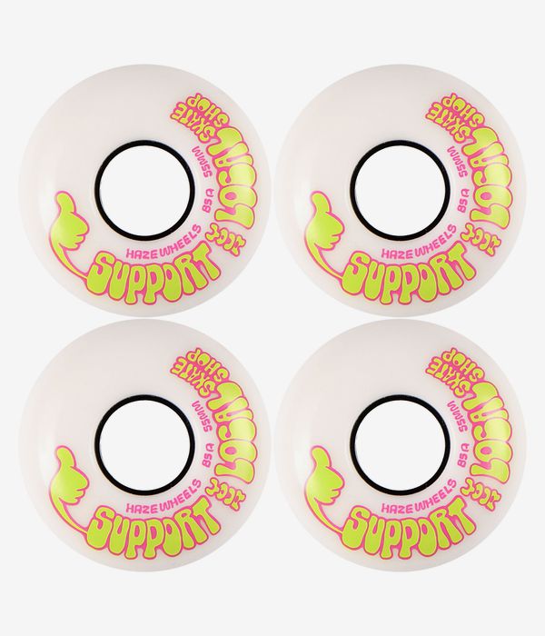 Haze Support Locals Roues (white) 55mm 85A 4 Pack