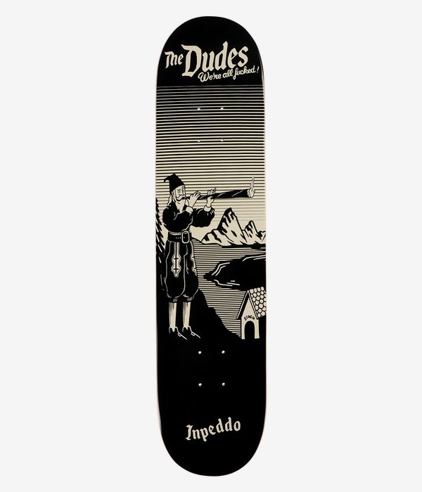 Inpeddo x The Dudes Fucked 7.75" Planche de skateboard (black)
