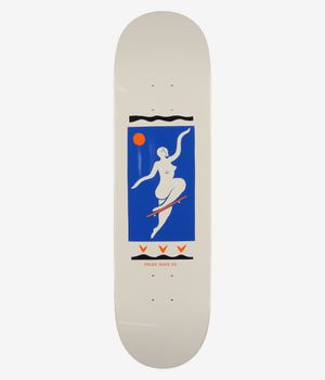Polar Team No Comply Short 8.5" Skateboard Deck (cream)