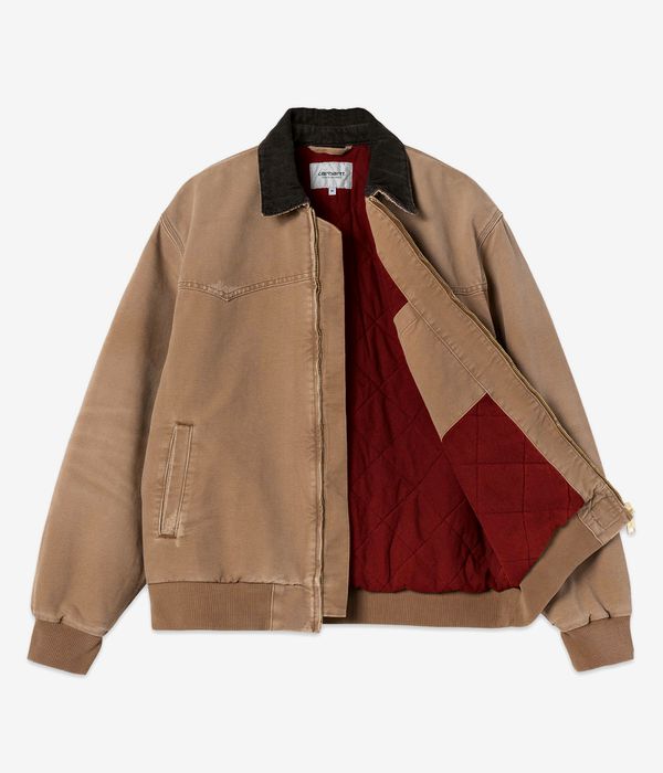 Carhartt WIP OG Santa Fe Organic Cotton Dearborn Jacke (hamilton brown tobacco grind was)