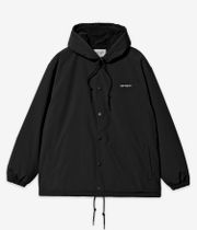 Carhartt WIP Hooded Coach Jacket (black white)