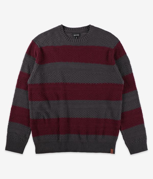 Brixton Midnight Sweatshirt (black port stripe)