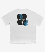 Blue Flowers Global T-Shirty (white)