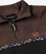 Iriedaily Monte Noe Troyer 1/2-Zip Sweatshirt (dark coffee)