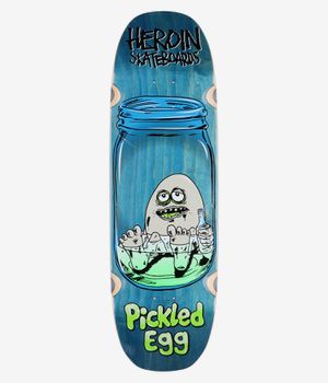 Heroin Skateboards Pickled Egg 9.38" Skateboard Deck (yellow)