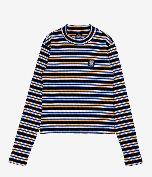 Santa Cruz Opus Dot Mock Neck Longsleeve women (multi stripe)
