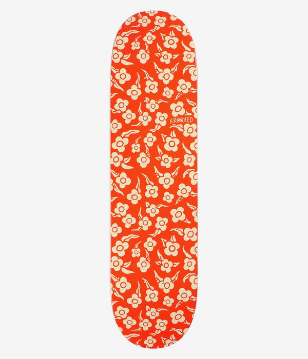 Krooked Flowers 8.06" Tavola da skateboard (orange)