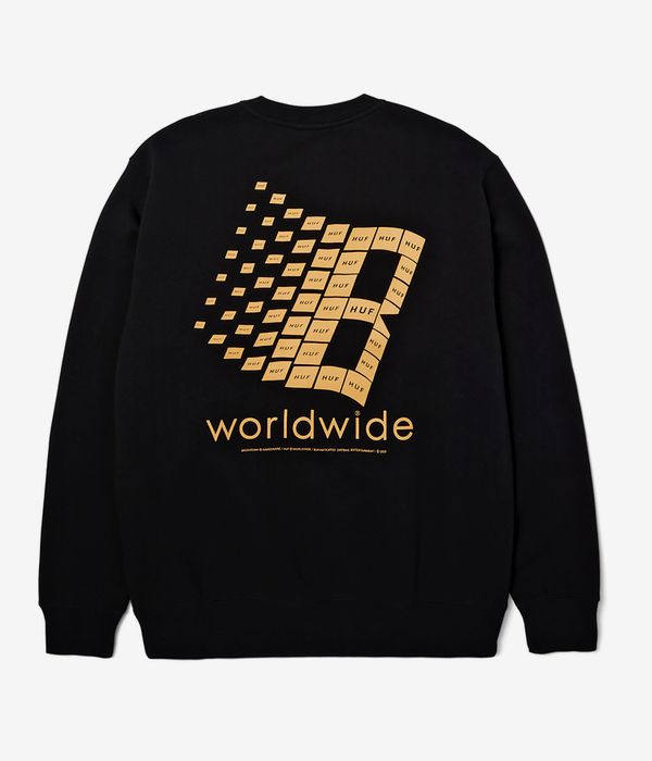 HUF x Bronze 56k Logo Sweatshirt black online kaufen skatedeluxe