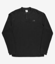 New Balance Numeric Waffle Knit Henley Long sleeve (black)